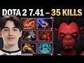 Axe Dota 2 7.41 with 35 Kills and Fallen Sky - Dota Gameplay