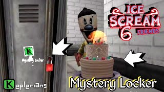 Ice Scream 6 Mystery Locker Open | Ice Scream 6 Mystery Key