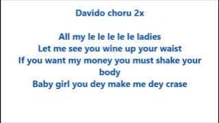 Davido ft Mafikizolo -- Tchelete (Goodlife) lyrics