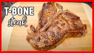 Cómo Cocinar T-BONE STEAK (PORTERHOUSE) EN SARTÉN - Cena Para San Valentín