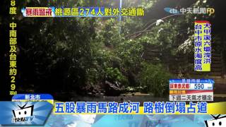 20170604中天新聞 大雨來襲!三、蘆、五股 堤外道急封閉