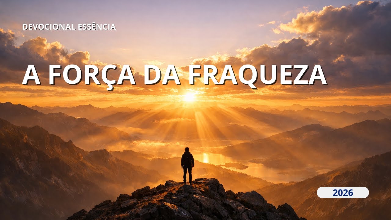 Devocional Essência: 4 de Janeiro - A Força Da Fraqueza