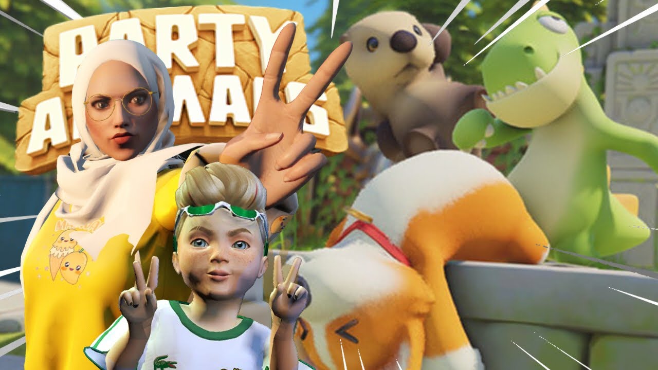 MAK DAN ATAN TEAM UP BANTAI BINATANG | PARTY ANIMALS (Malaysia)