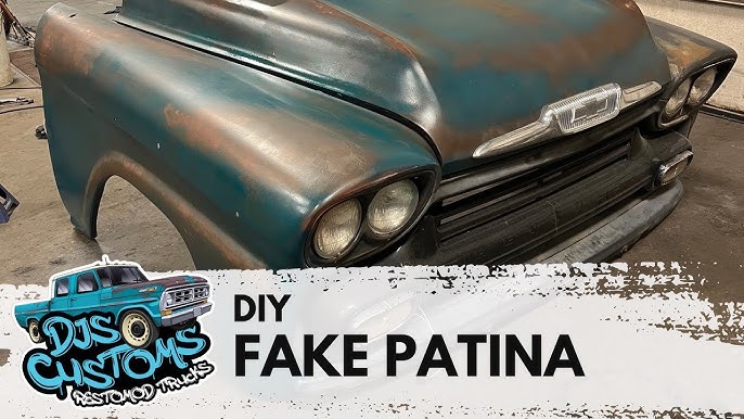 Blending FAUXTINA with REAL Patina 1951 FORD F1- Patina paint JOB 