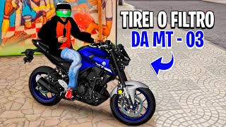 TIREI O FILTRO DA MT 03 AGORA É SÓ MELODIA  GTA SA VIDA REAL