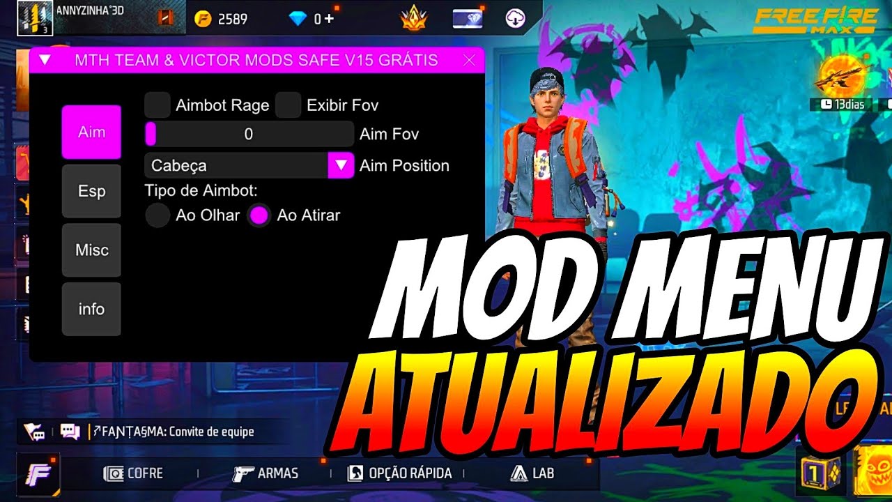 MOD MENU MTH TEAM V15 SERVIDOR BR 🇧🇷 APK MOD SEM VPN ANTBAN ANTIBLACKLIST GRÁTIS XIT ANDROID