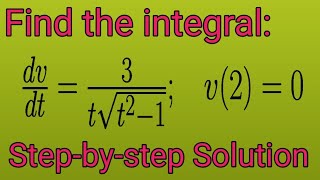 Can you find the initial value problem:  #integration #integrals