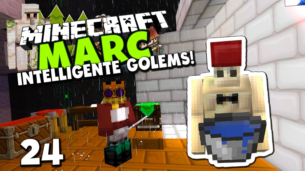 Minecraft MARC #24 INTELLIGENTE GOLEM-DIENER?! & UNSER 