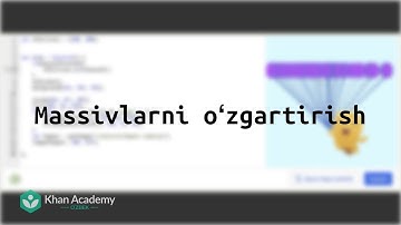 Massivlarni oʻzgartirish | JavaScript asoslari: chizish va animatsiya | Dasturlash