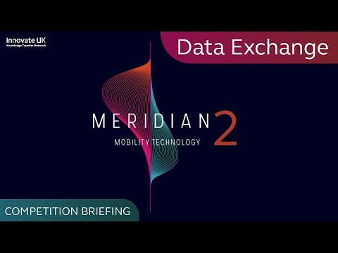 Meridian Mobility 2 Competition - CAV Data Exchange