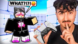 1v1ing YOUTUBERS but i SECRETLY HAVE AUTOSHOOT in Roblox ...