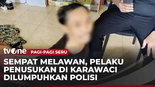Pelaku Penusukan di Karawaci Berhasil Ditangkap, Polisi Mendapat Perlawanan! | Pagi-Pagi Seru