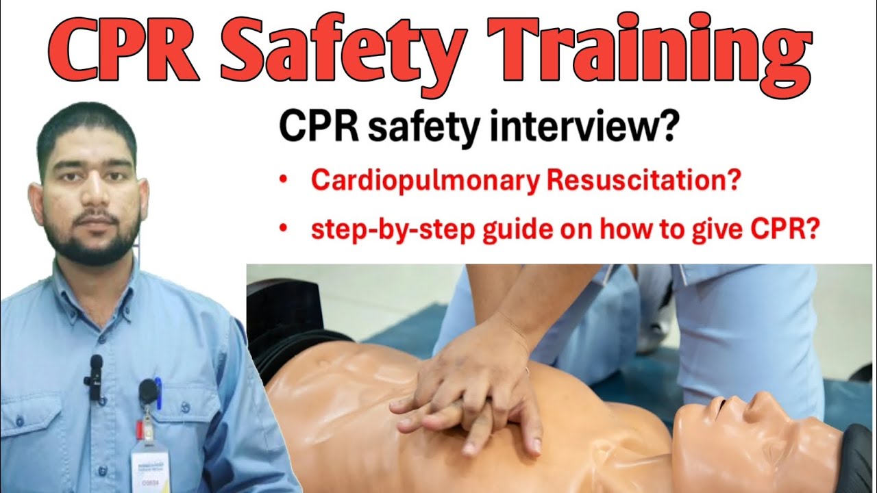 CPR Safety Training ! How to give CPR ! Cardiopulmonary Resuscitation ...