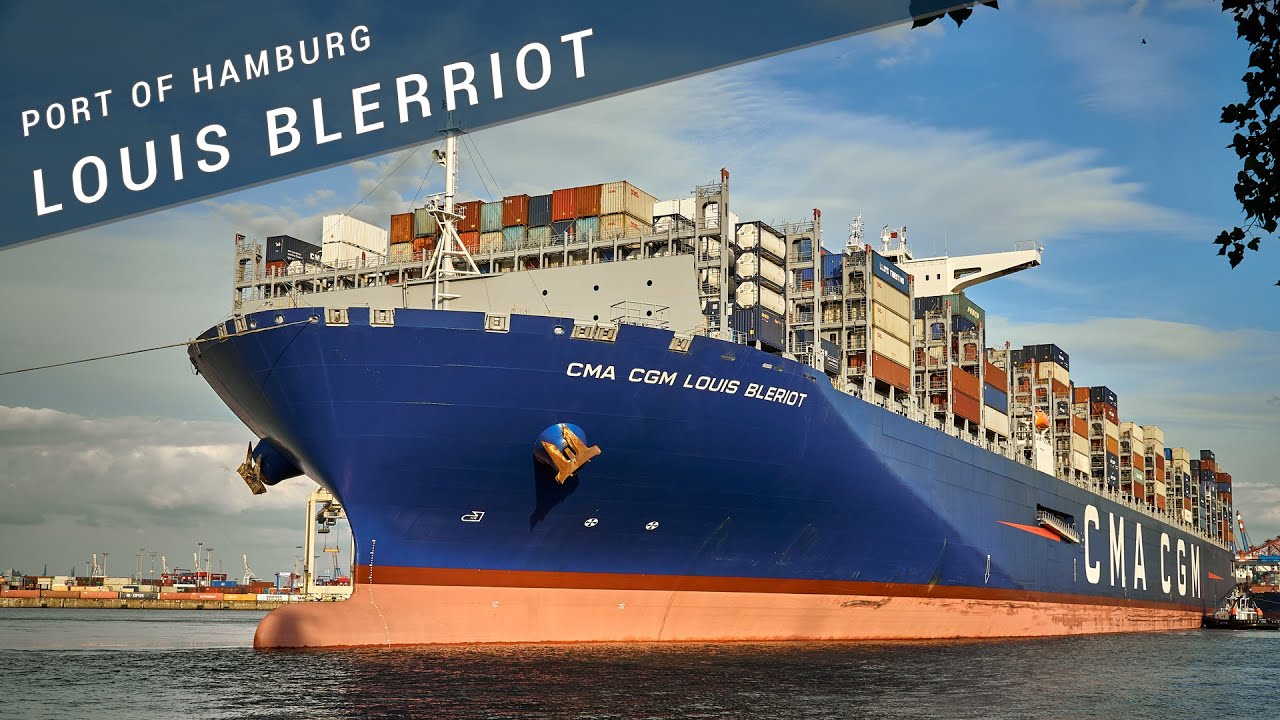 CMA CGM Louis Bleriot Port Of Hamburg YouTube cma-cgm-louis-bleriot-port-of-hamburg-youtube