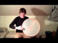 Frame Drum Lesson #1 basic strokes hitthedrum.com