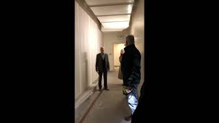 PCC Managers touring W building with Board, Facilities Meeting, Nov. 29, 2023