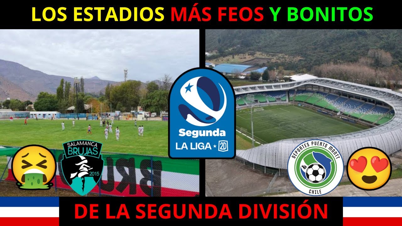 Los MEJORES y PEORES ESTADIOS de la SEGUNDA DIVISIÓN PROFESIONAL del FUTBOL CHILENO