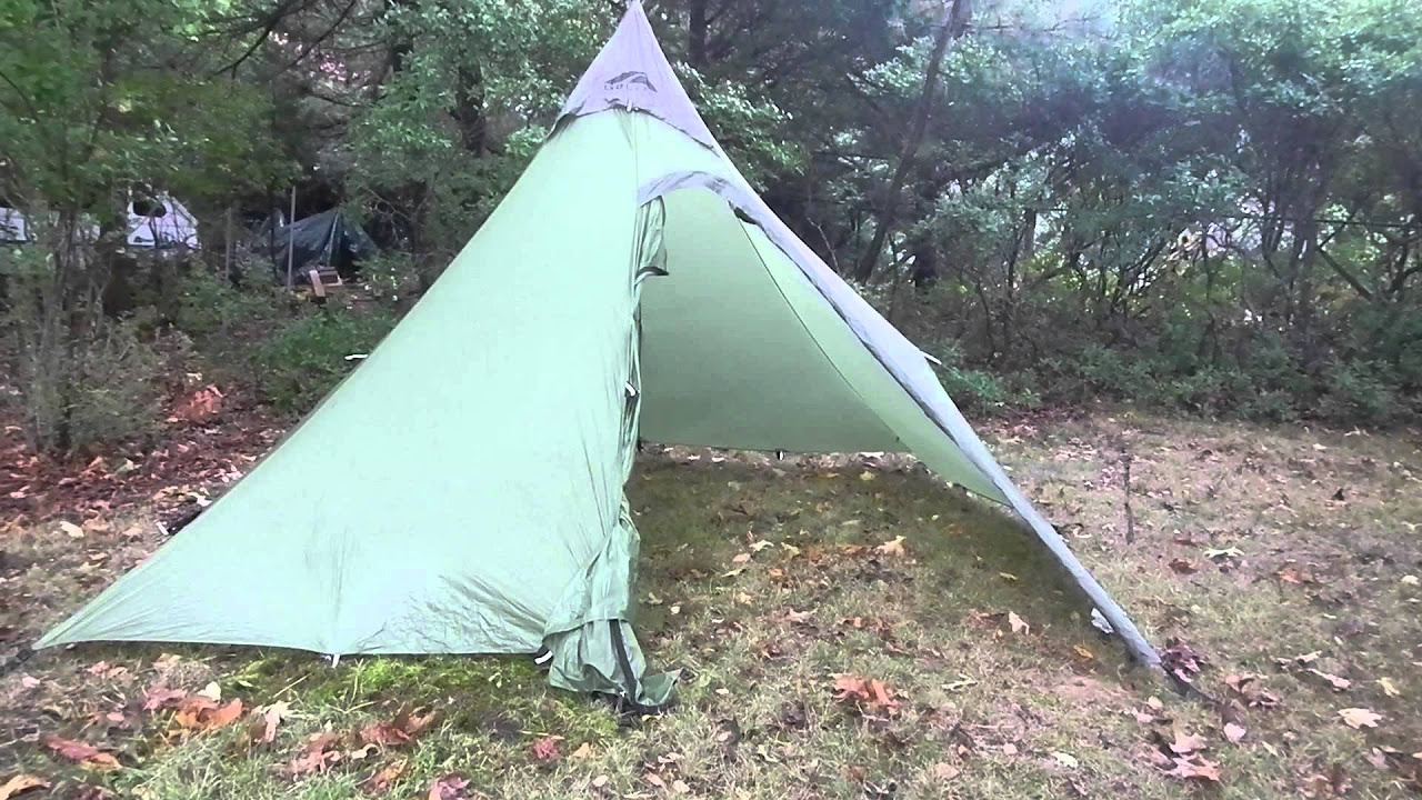 Golite Shangri La 5 Tent setup Cold Kayak Bushcraft Survival