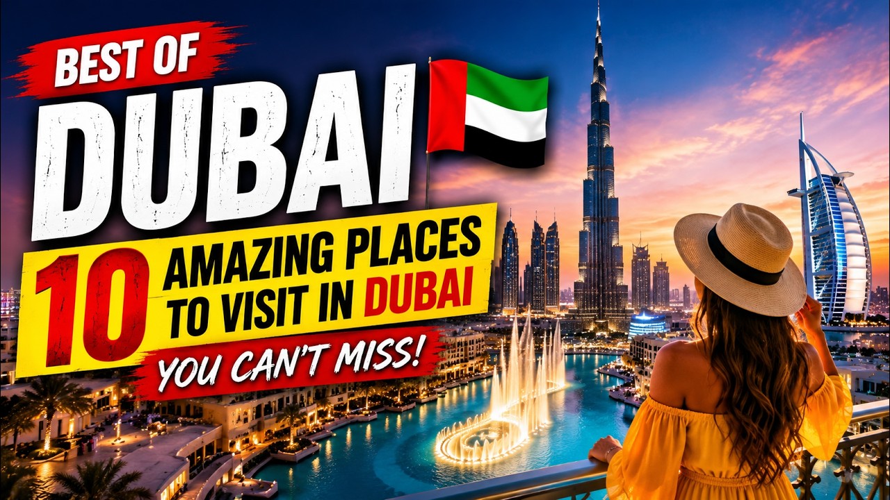 Top 10 Best Places to Visit in Dubai | Dubai City - Travel Video - YouTube