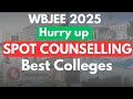 Wbjee spot counselling in best college | few seat are available | spot counselling| wbjee 2025