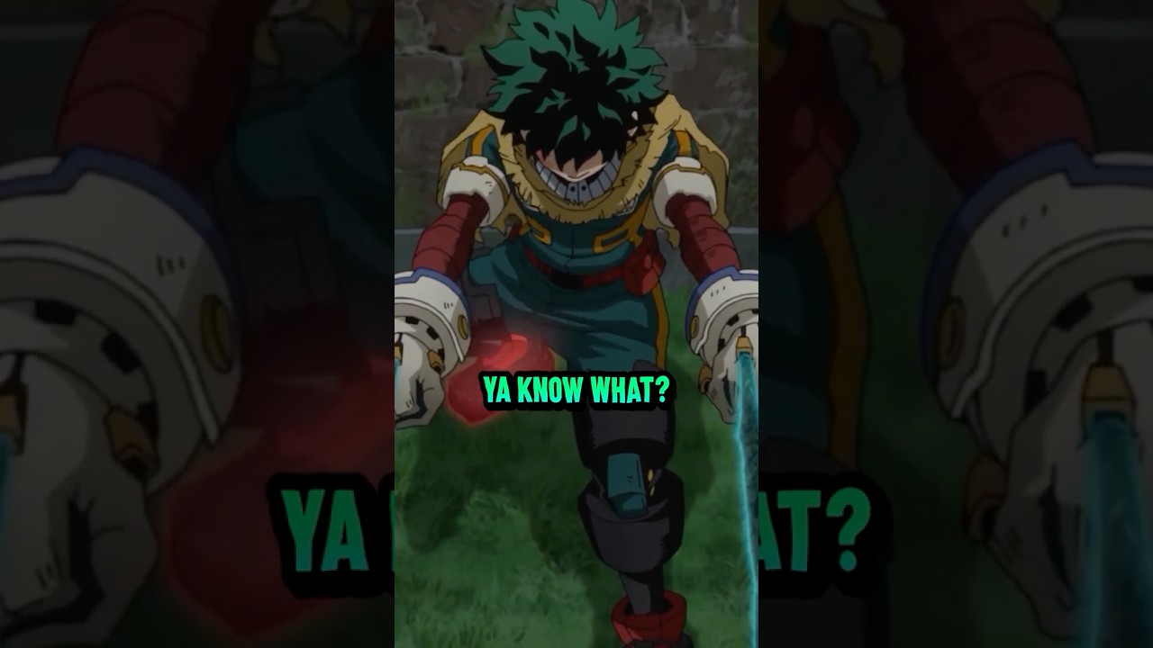 Deku NO DIFFS Gojo's Infinity in My Hero Academia the Movie: You're Next ABRIDGED #shorts