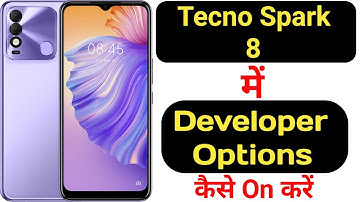 How to enable developer options in Tecno Spark 8 || Tecno Spark 8 developer options ||