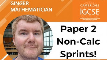 IGCSE Maths Paper 2 Non-Calculator: Build Confidence Quickly With Exam Sprints
