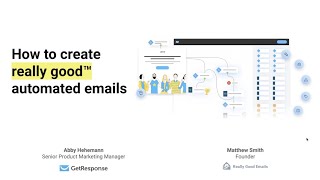 How to Create Automated Emails With GetResponse | Email Marketing Webinar with Matthew Smith