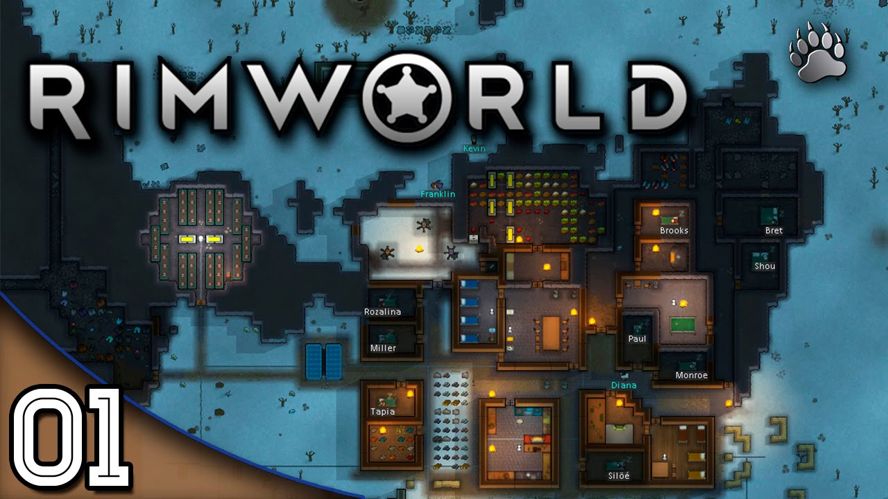 Rimworld #01 "Um planeta desconhecido" - Gameplay Aprendendo Português Vamos Jogar PT-BR