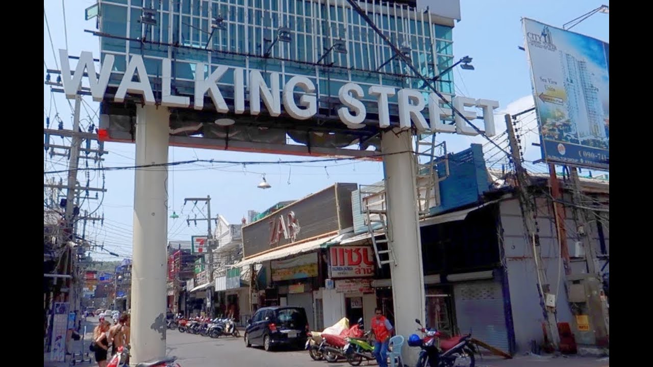 World-Famous WALKING STREET, PATTAYA During the Day