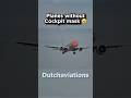Planes with cockpit mask… 😮‍💨 #airplane #aviation #avgeek