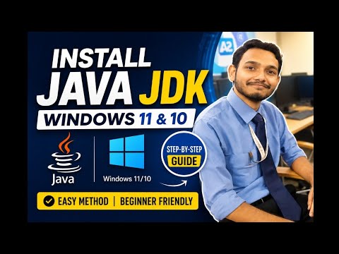 How to Install JDK on Windows 11 | Java Development Kit Setup & Verification | Beginner Tutorial