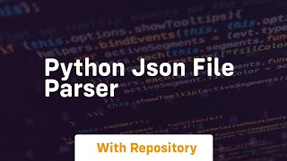 python json file parser