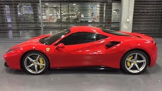 The new ferrari 488 is latest monster from italian supercar company
featuring a twin turbocharged engine that makes 661 horsepower. this
gift or...