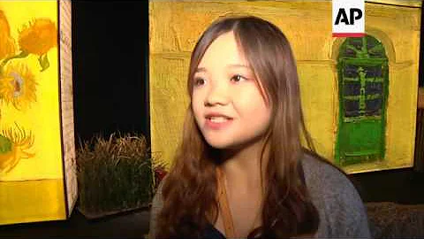 Launch of interactive Van Gogh exhibition in China - DayDayNews