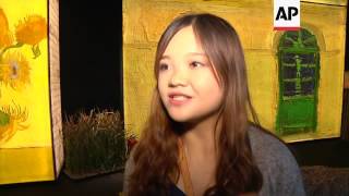 Launch of interactive Van Gogh exhibition in China