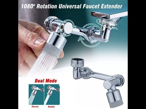 Generic Extension de robinet pivotant à 1080° en Acier inxodyable