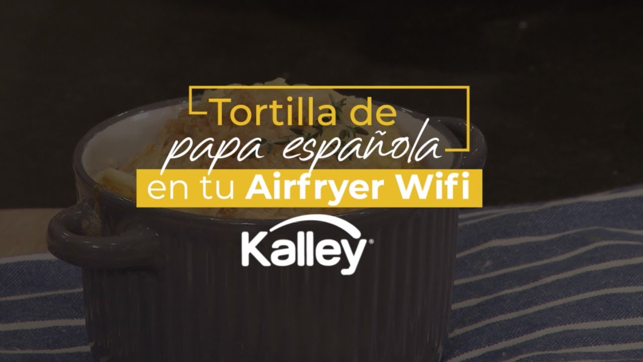 Tortilla española de papa en la Air Fryer. YouTube