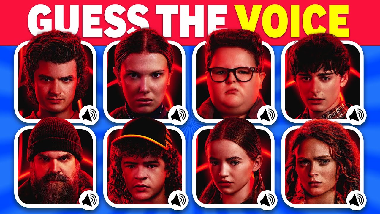 Угадай голос 🔊 | Лучший тест для фанатов сериала «Очень странные дела 5» 🎬