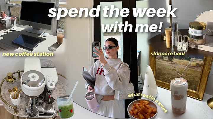 spend the week with me! 🍓🍵 | what I eat, workout split, new coffee cart, hauls, etc!