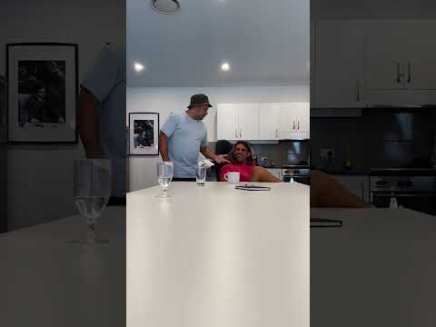 Freezing His Lunch Into A Block! 😂