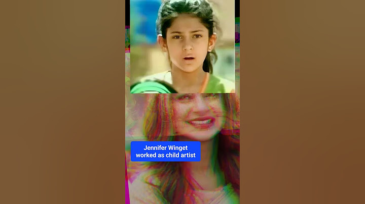Jennifer Winget as child artist in movie #jenniferwinget