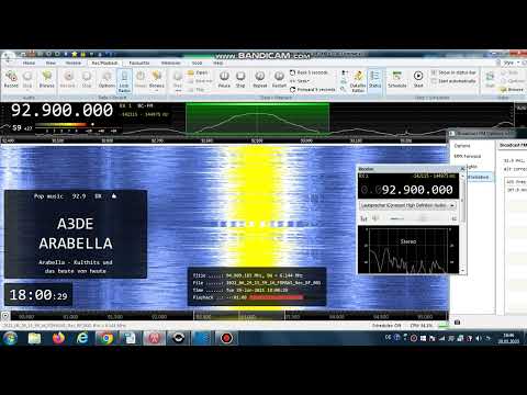 FM DX LC - 290621 1600UTC - 92.9 Radio Arabella (AUT) Wien 4/Donauturm (wie) 2.8kW 8km