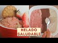 3 SABORES DE HELADOS SALUDABLES | RECETA SIN AZÚCAR | Healthy Ice cream 🍦🍌