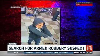 Famous Kokomo Police Search for Armed Robbery Suspect Profile