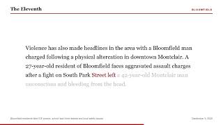 Bloomfield residents face ICE arrests school start time debate and local safety issues