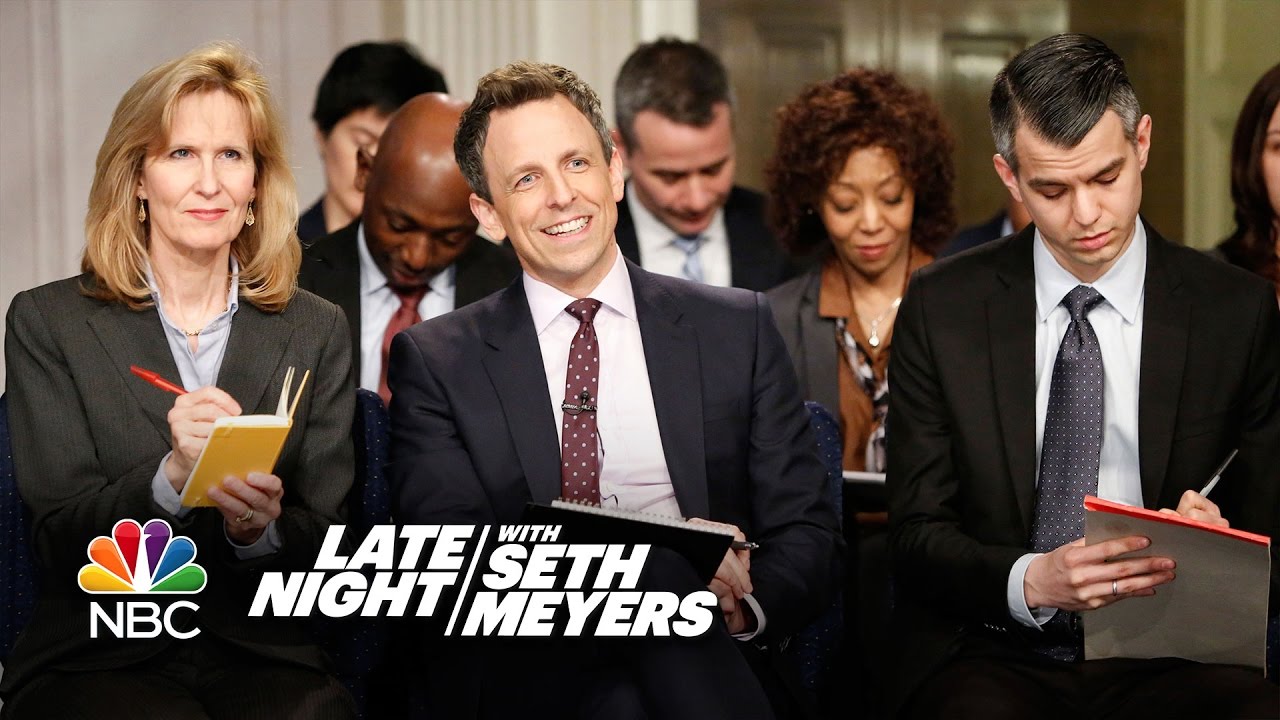 Late Night White House Press Conference