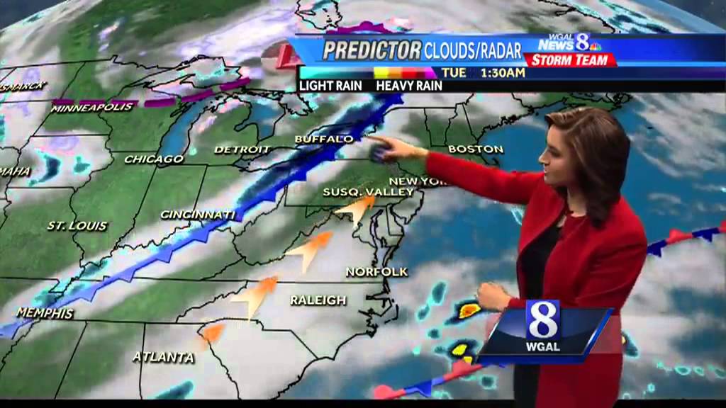 Stray showers possible tomorrow - YouTube