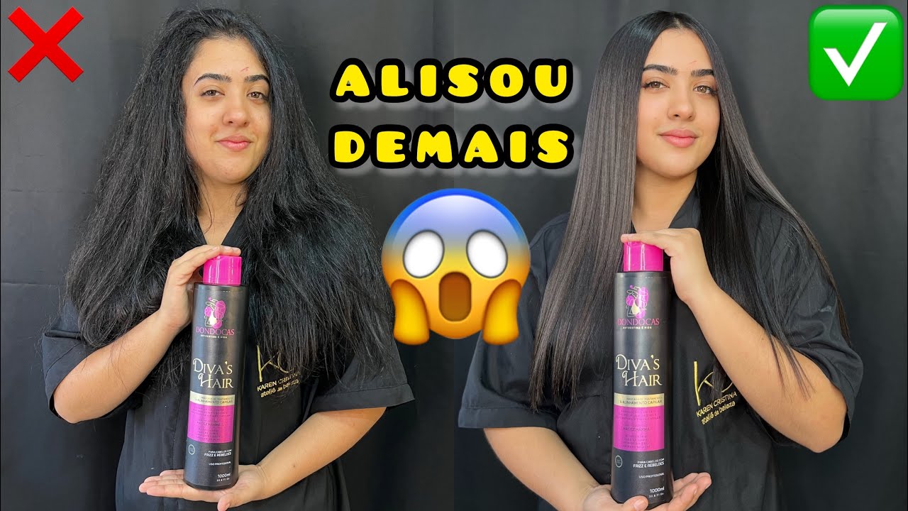 TESTEI A PROGRESSIVA DIVA’S HAIR SEM FORMOL EM CABELO GROSSO E VOLUMOSO