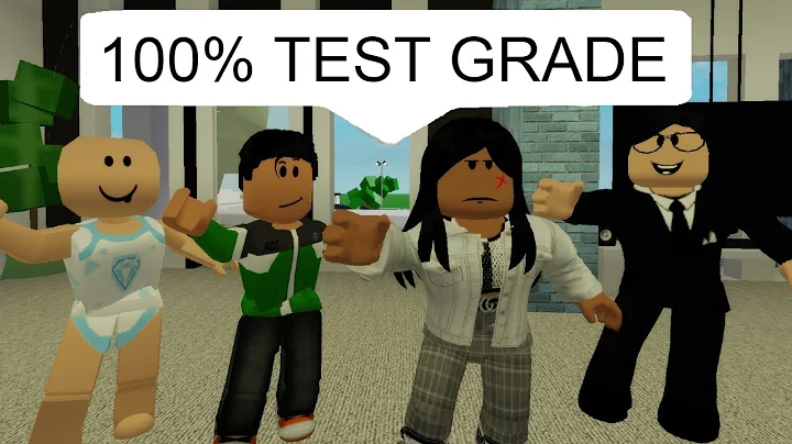 GETTING 100% ON A TEST (ROBLOX Meme)